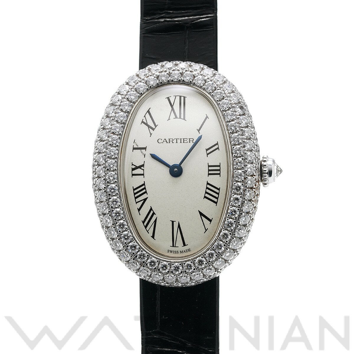【2種選べるクーポン&P2倍 11/15】【ローン60回払い無金利】【中古】 カルティエ CARTIER ベニュワール 1920 SM WJBA0015 シルバー レディース 腕時計のサムネイル