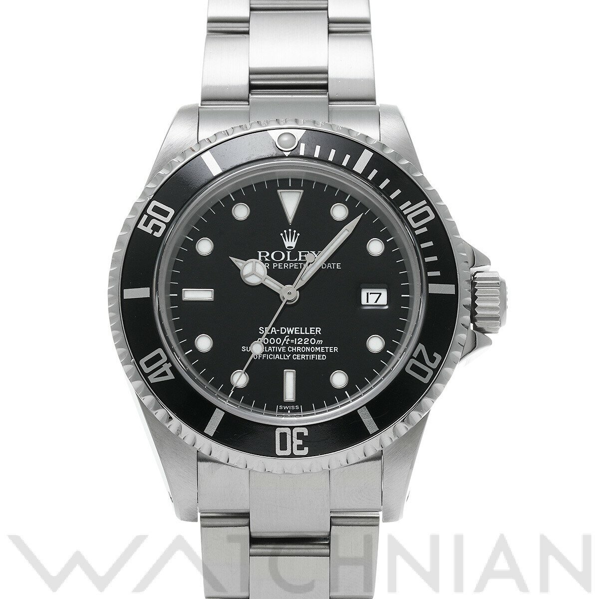 【中古】 ロレックス ROLEX シードゥエラー 16600 A番(1999年頃製造) ブラック メンズ 腕時計