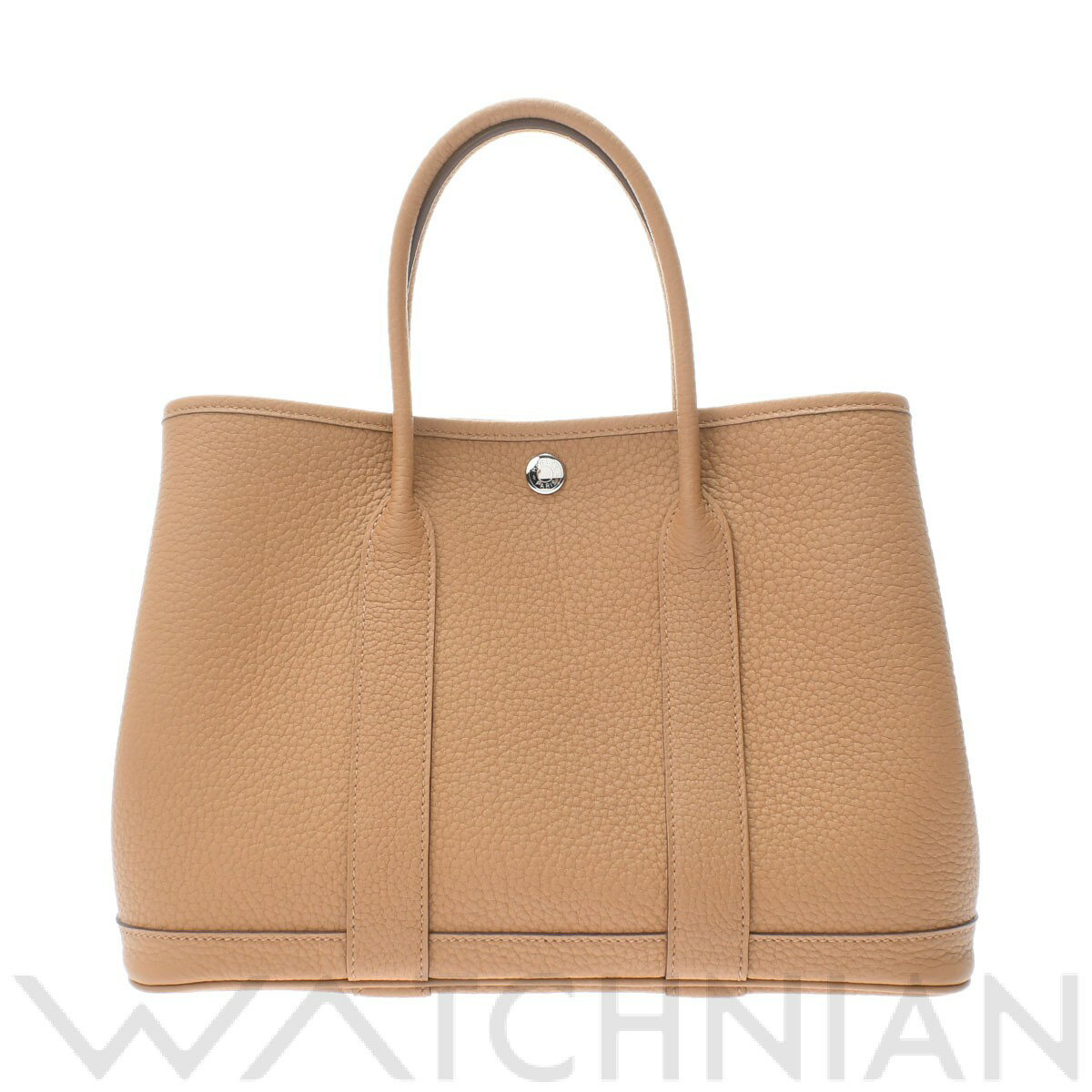 【全品ポイント2倍 6/20 0:00-23:59】【未使用品】 エルメス HERMES ガーデンパーティ TPM ビスキュイ/パラジウム金具 ネゴンダ レディース ハンドバッグのサムネイル