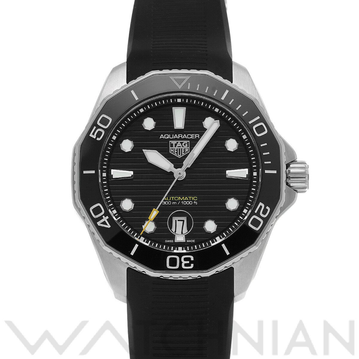 【ローン60回払い無金利】【中古】 タグ ホイヤー TAG HEUER アクアレーサー プロフェッショナル 300 キャリバー5 WBP201A.FT6197 ブラック メンズ 腕時計