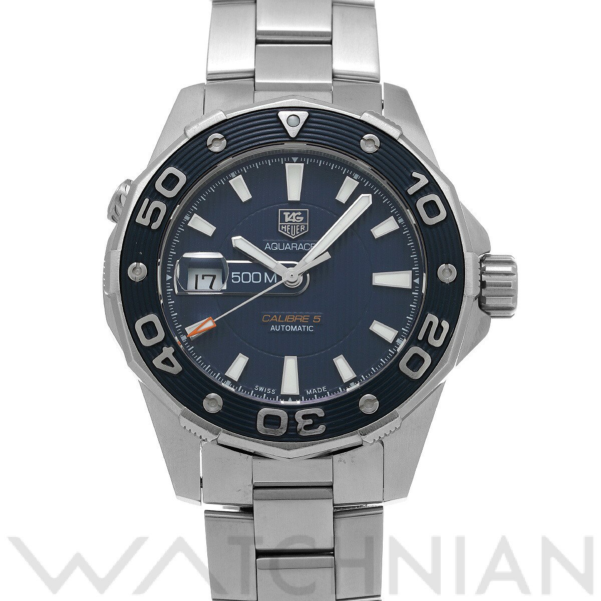 【中古】 タグ ホイヤー TAG HEUER アクアレーサー キャリバー5 WAJ2112.BA08 ...