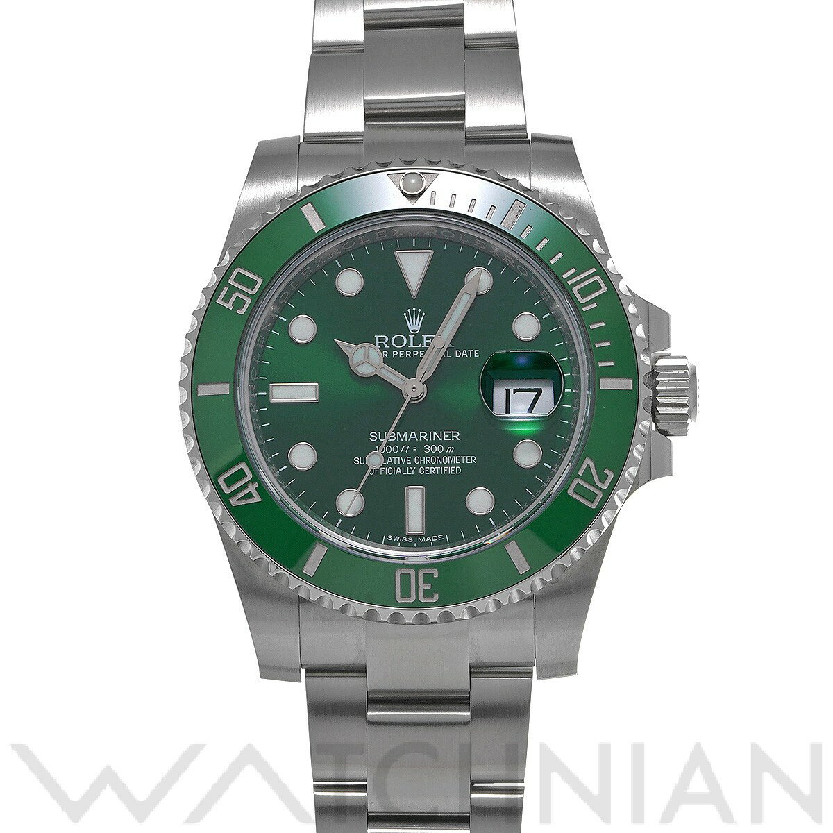 【4種選べるクーポン】【ローン60回払い無金利】【中古】 ロレックス ROLEX サブマリーナ デイト 116610LV ランダムシリアル グリーン メンズ 腕時計 ロレックス 時計 高級腕時計 ブランド