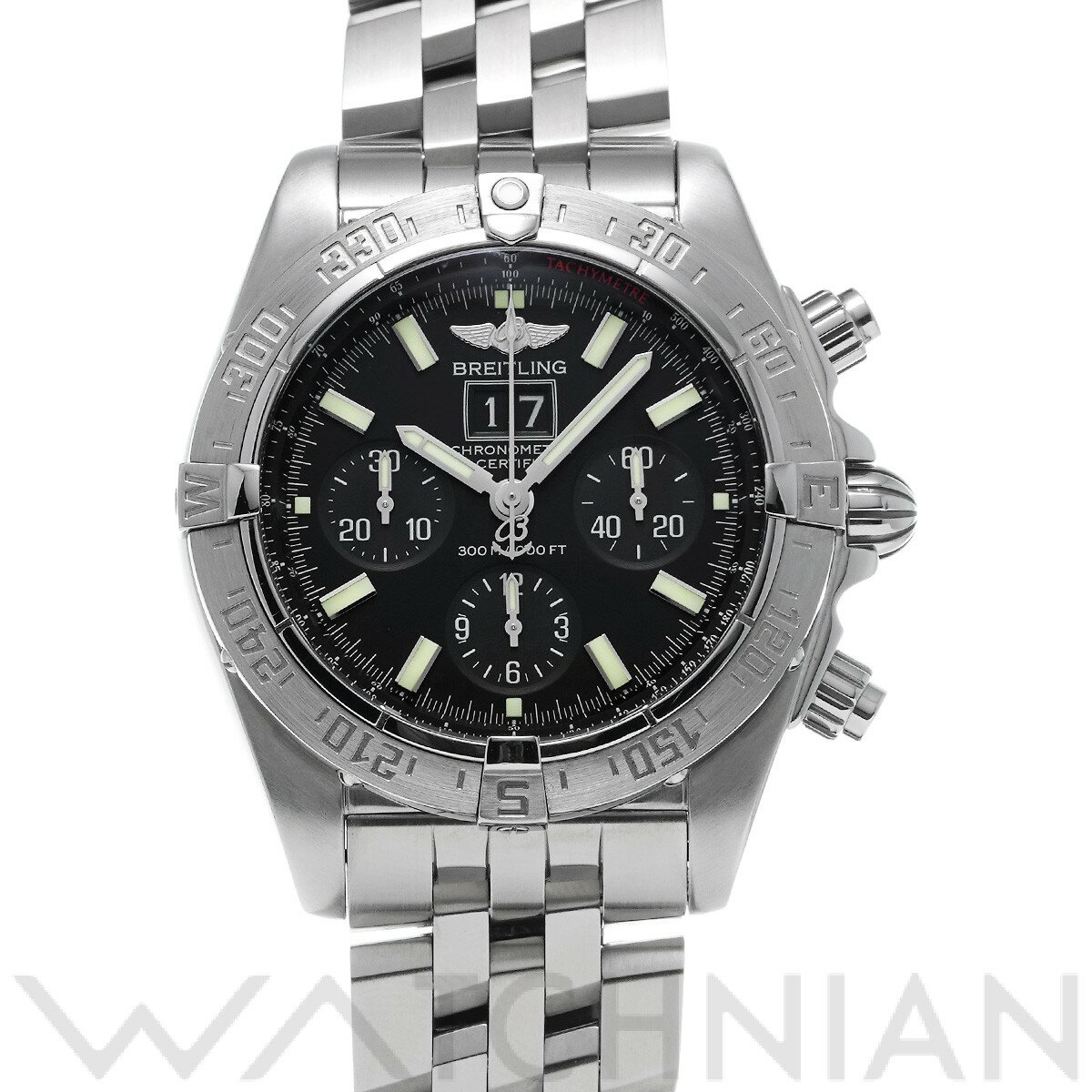 【中古】 ブライトリング BREITLING クロノマット ブラックバード A449B11PAS ブ ...