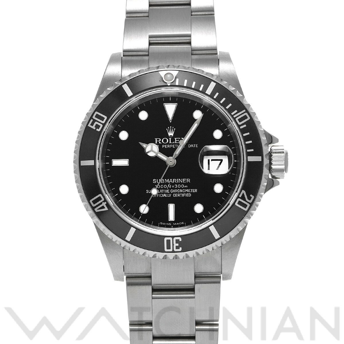 【中古】 ロレックス ROLEX サブマリーナ デイト 16610 Z番(2006年頃製造) ブラック メンズ 腕時計