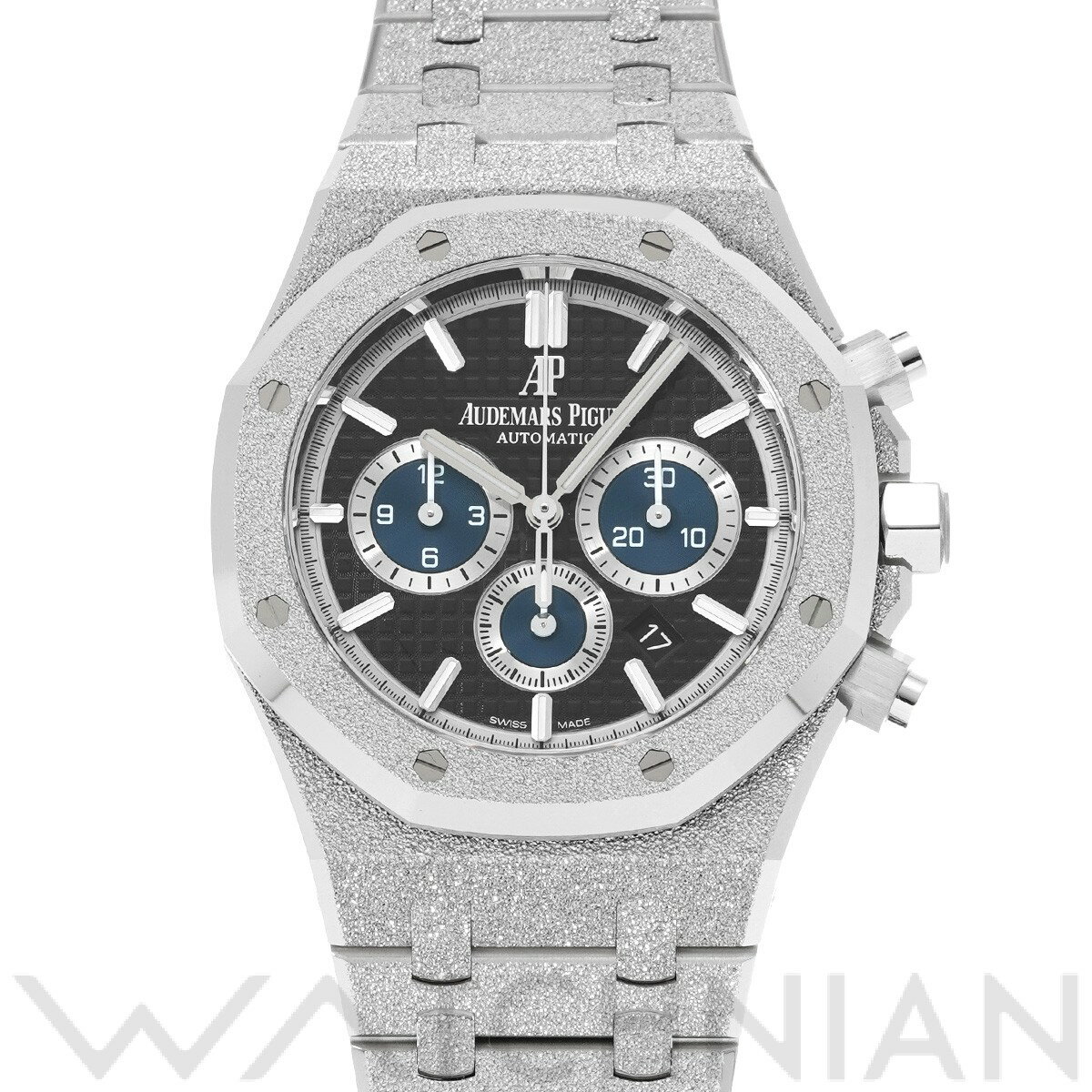 【5種選べるクーポン＆P2倍 6/4,5】【ローン48回払い無金利】【中古】 オーデマ ピゲ AUDEMARS PIGUET ロイヤルオーク クロノグラフ フロステッドゴールド 26331BC.GG.1224BC.03 ブラック/グレーブルー メンズ 腕時計