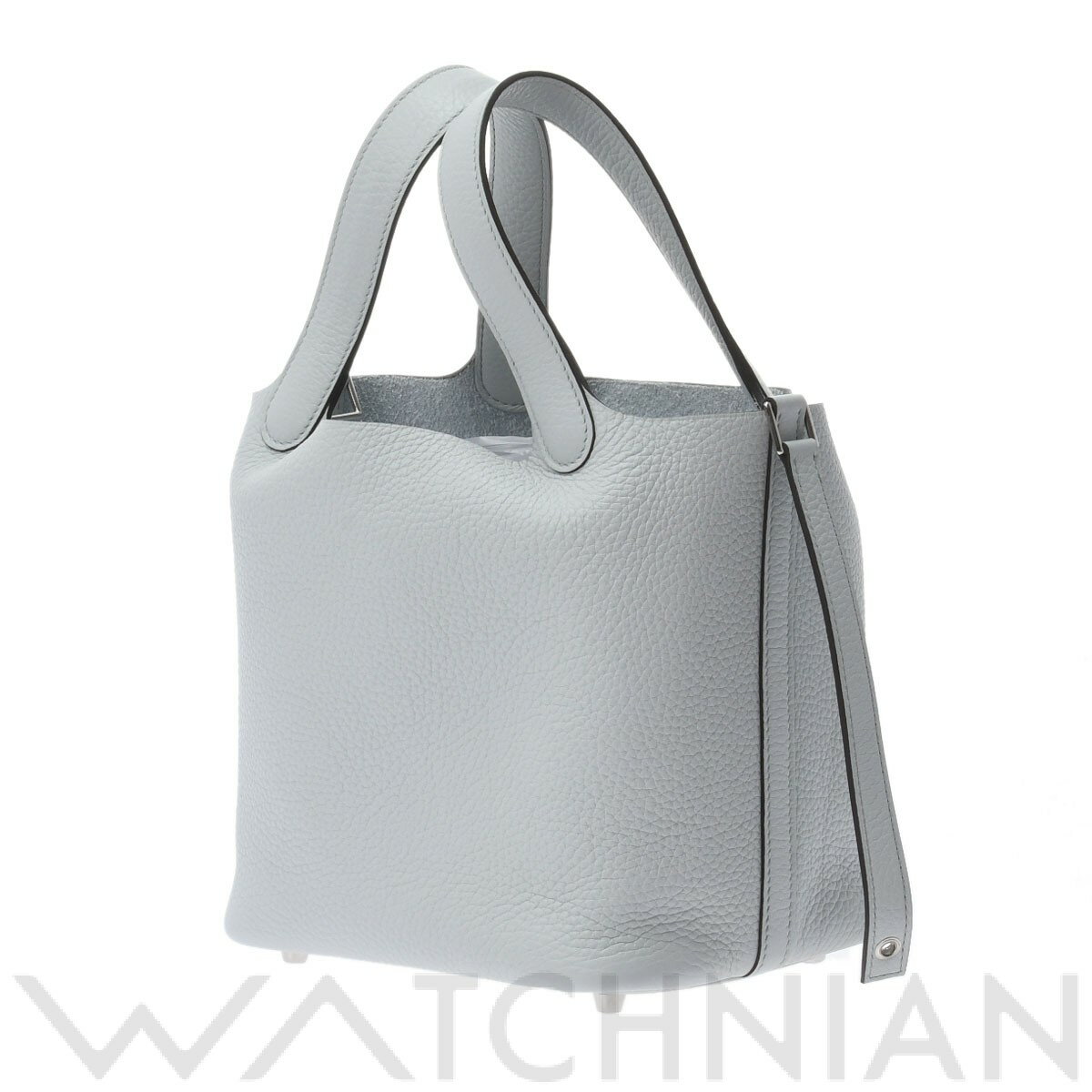 【未使用品】 エルメス HERMES ピコタン ロック PM ブルーペール/パラジウム金具 トリヨンクレマンス レディース ハンドバッグのサムネイル
