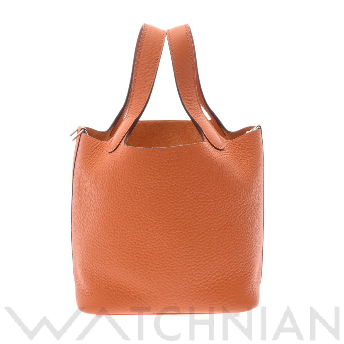 【未使用品】 エルメス HERMES ピコタン ロック PM オレンジ/パラジウム金具 トリヨンクレマンス レディース ハンドバッグのサムネイル