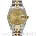 【中古】 ロレックス ROLEX デイトジャスト 16233G U番(1998年頃製造) シャンパン/ダイヤモンド メンズ 腕時計