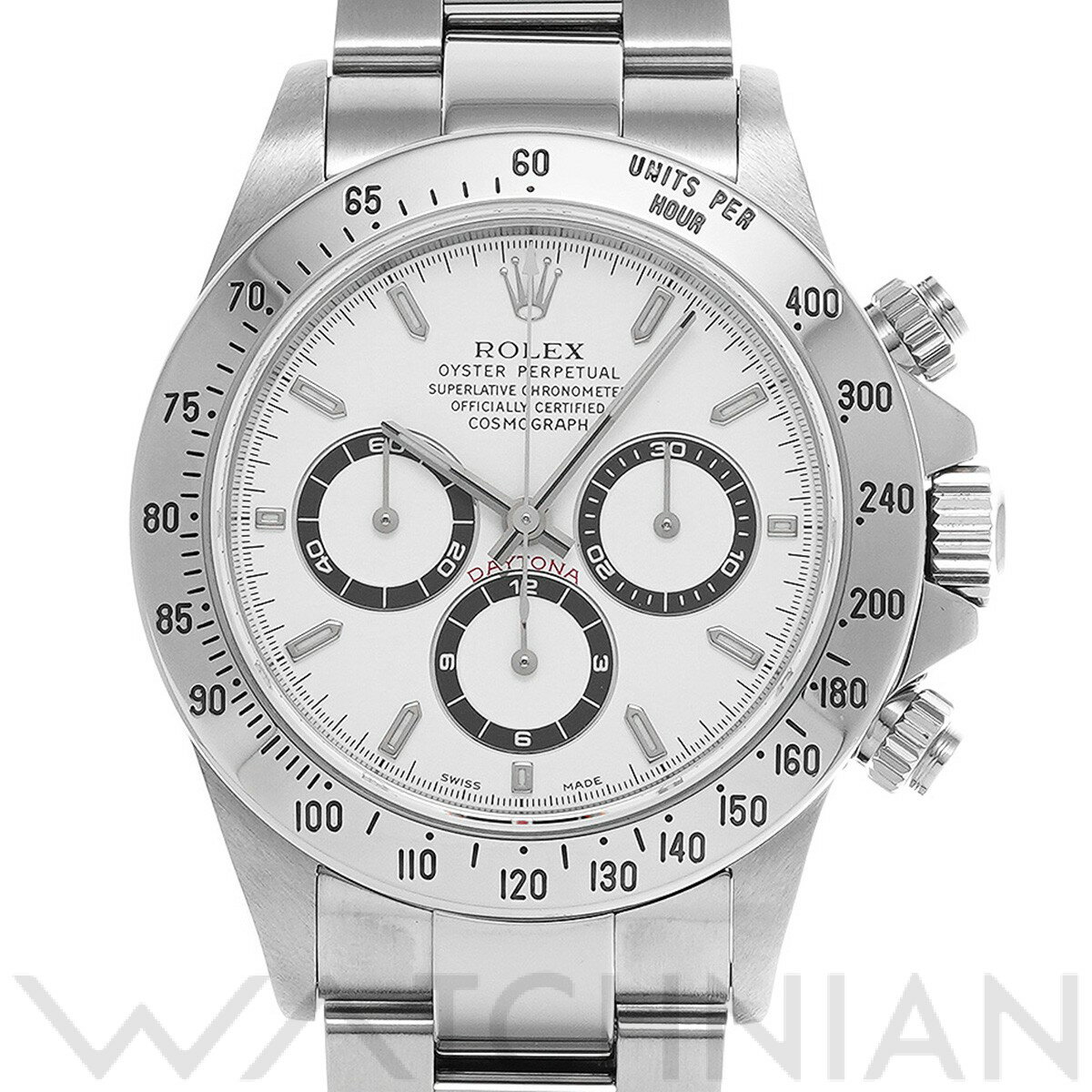 【4種選べるクーポン】【中古】 ロレックス ROLEX コスモグラフ デイトナ 16520 A番(1999年頃製造) ホワイト メンズ 腕時計