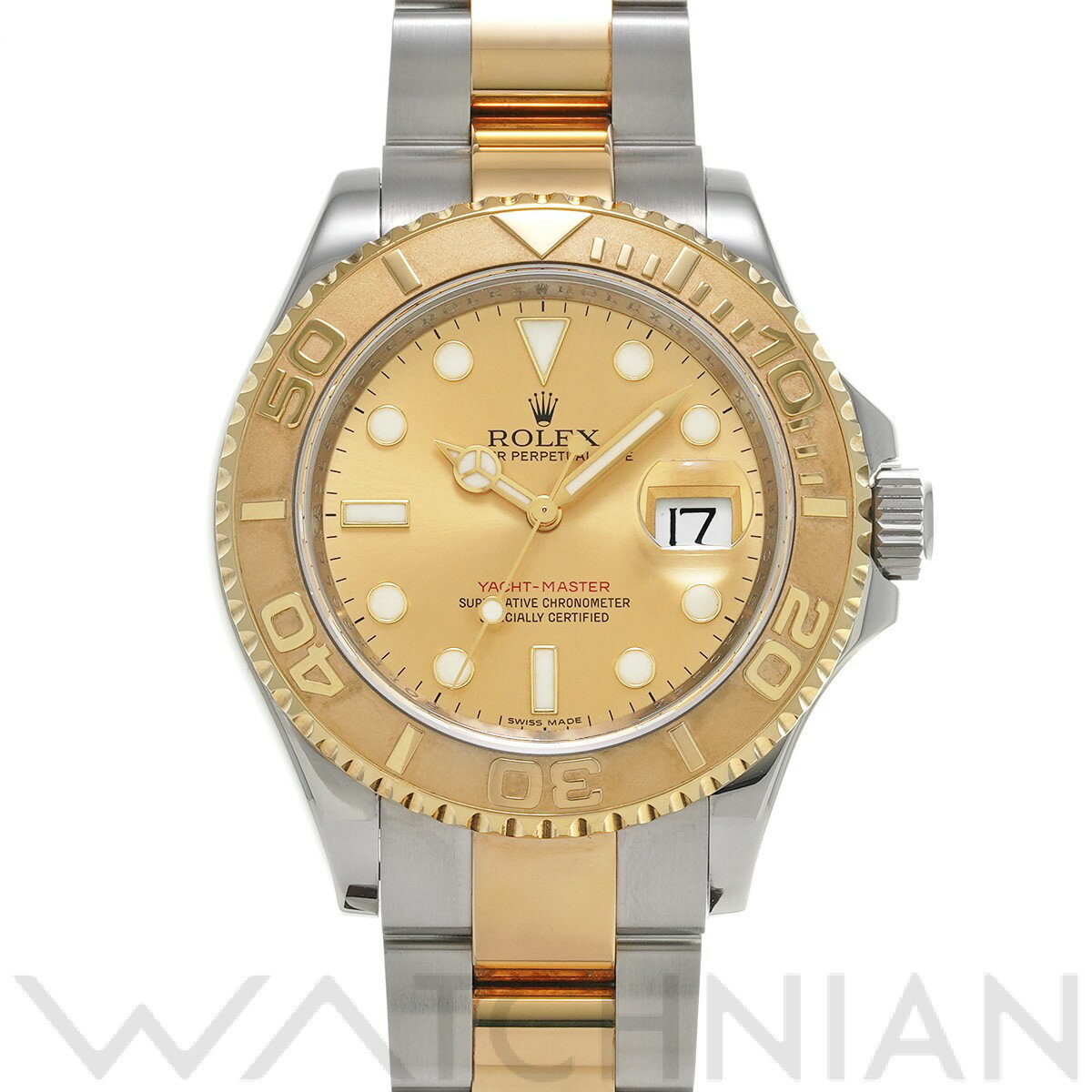 【中古】 ロレックス ROLEX ヨットマスター 40 16623 ランダムシリアル シャンパン メンズ 腕時計