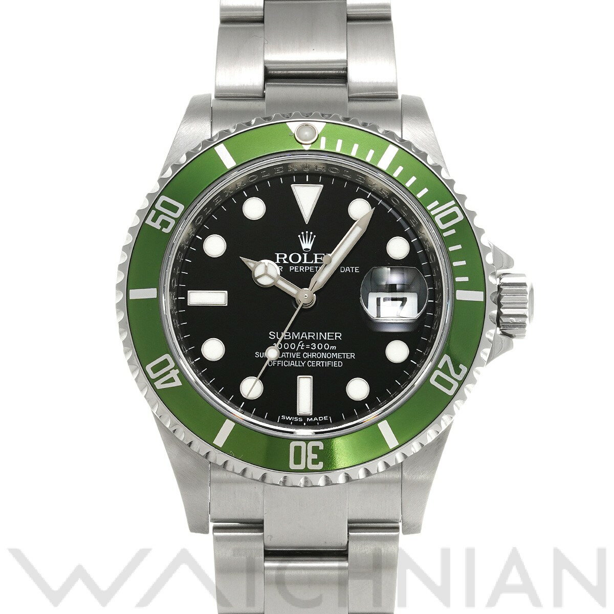 【4種選べるクーポン】【ローン60回払い無金利】【中古】 ロレックス ROLEX サブマリーナ デイト 16610LV M番(2007年頃製造) ブラック メンズ 腕時計