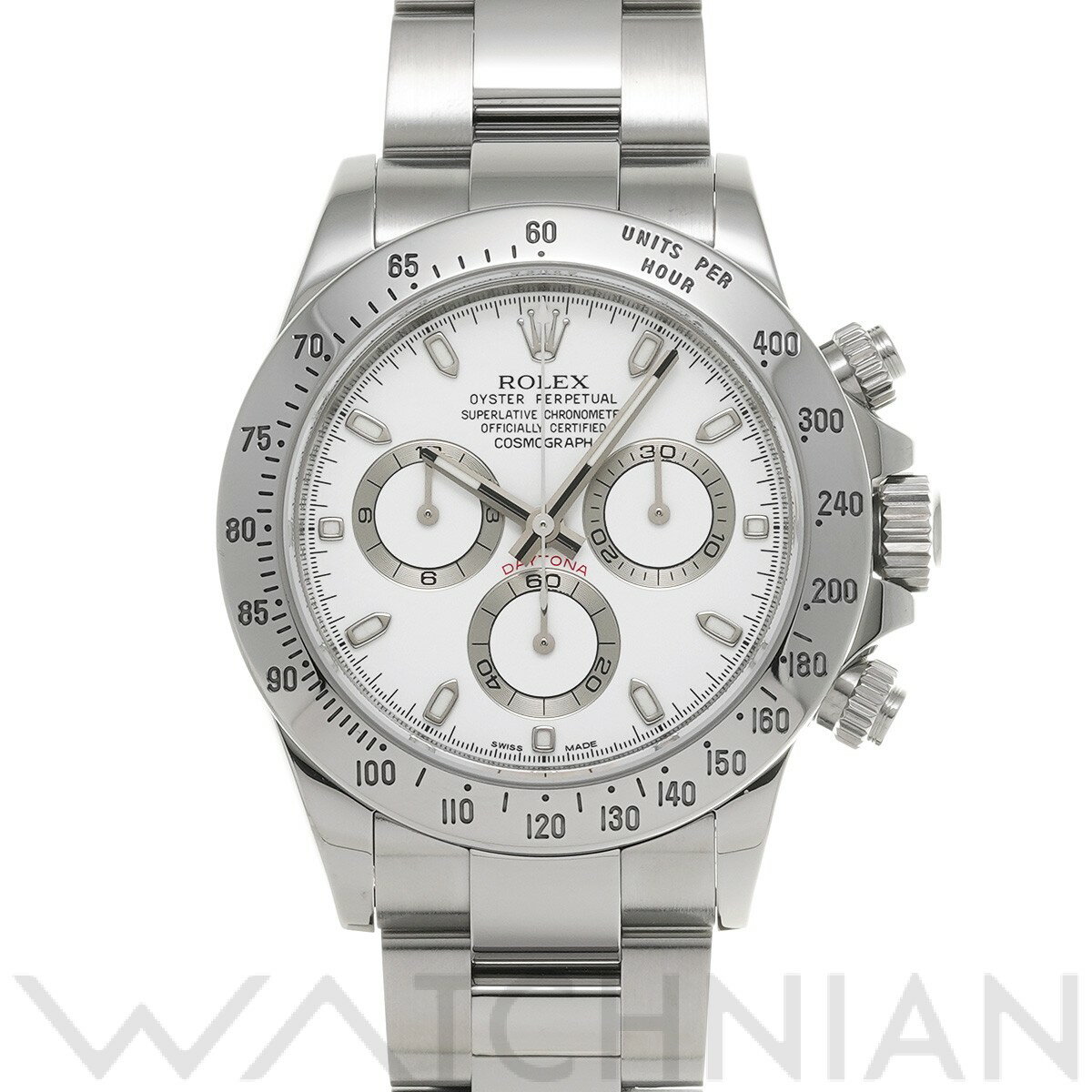 【中古】 ロレックス ROLEX コスモグラフ デイトナ 116520 G番(2010年頃製造) ホワイト メンズ 腕時計