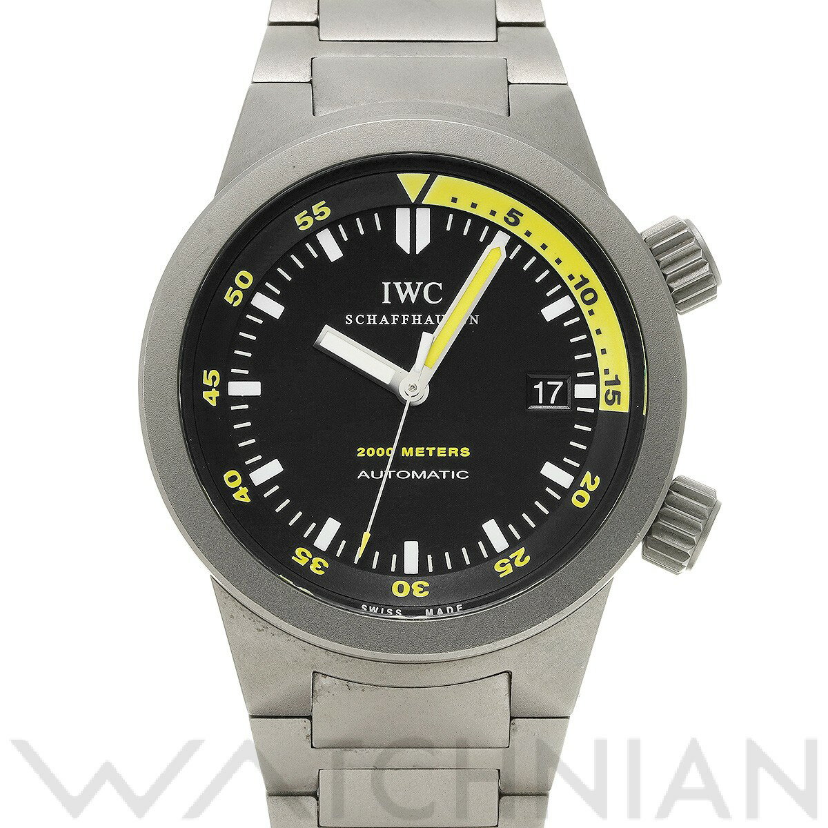 【ローン60回払い無金利】【中古】 インターナショナルウォッチカンパニー IWC アクアタイマー オ ...