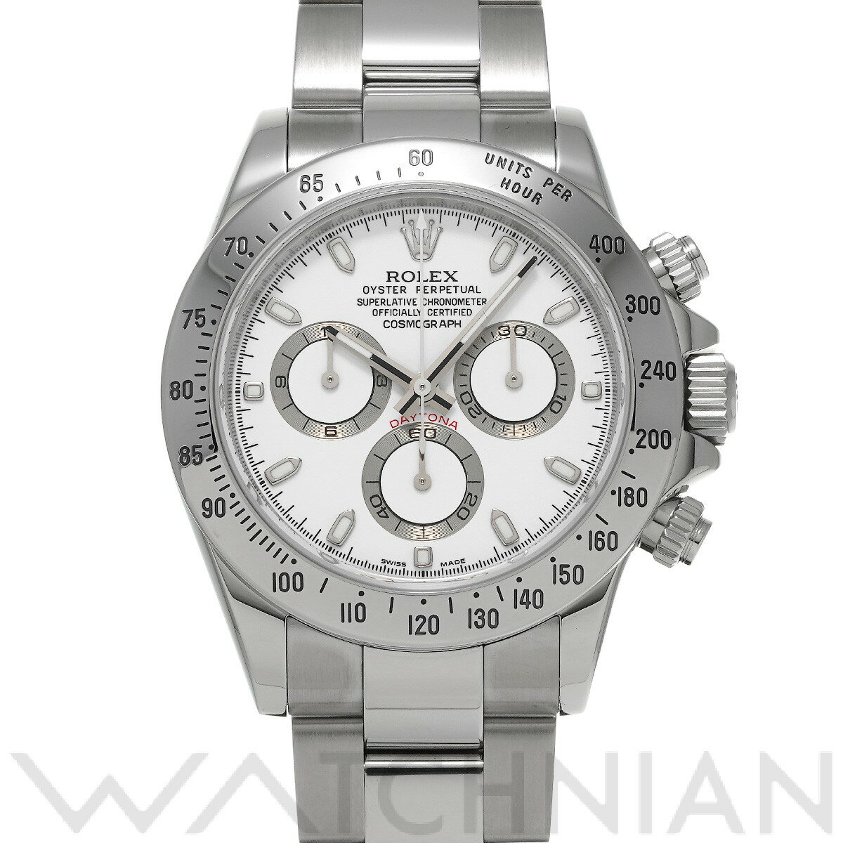 【5種選べるクーポン】【ローン48回払い無金利】【中古】 ロレックス ROLEX コスモグラフ デイトナ 116520 V番(2009年頃製造) ホワイト メンズ 腕時計