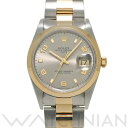 【中古】 ロレックス ROLEX オイスターパーペチュアル デイト 15203 U番(1998年頃製造) グレー メンズ 腕時計