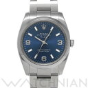 【中古】 ロレックス ROLEX エアキング 114200 Z番(2007年頃製造) ブルー メンズ 腕時計