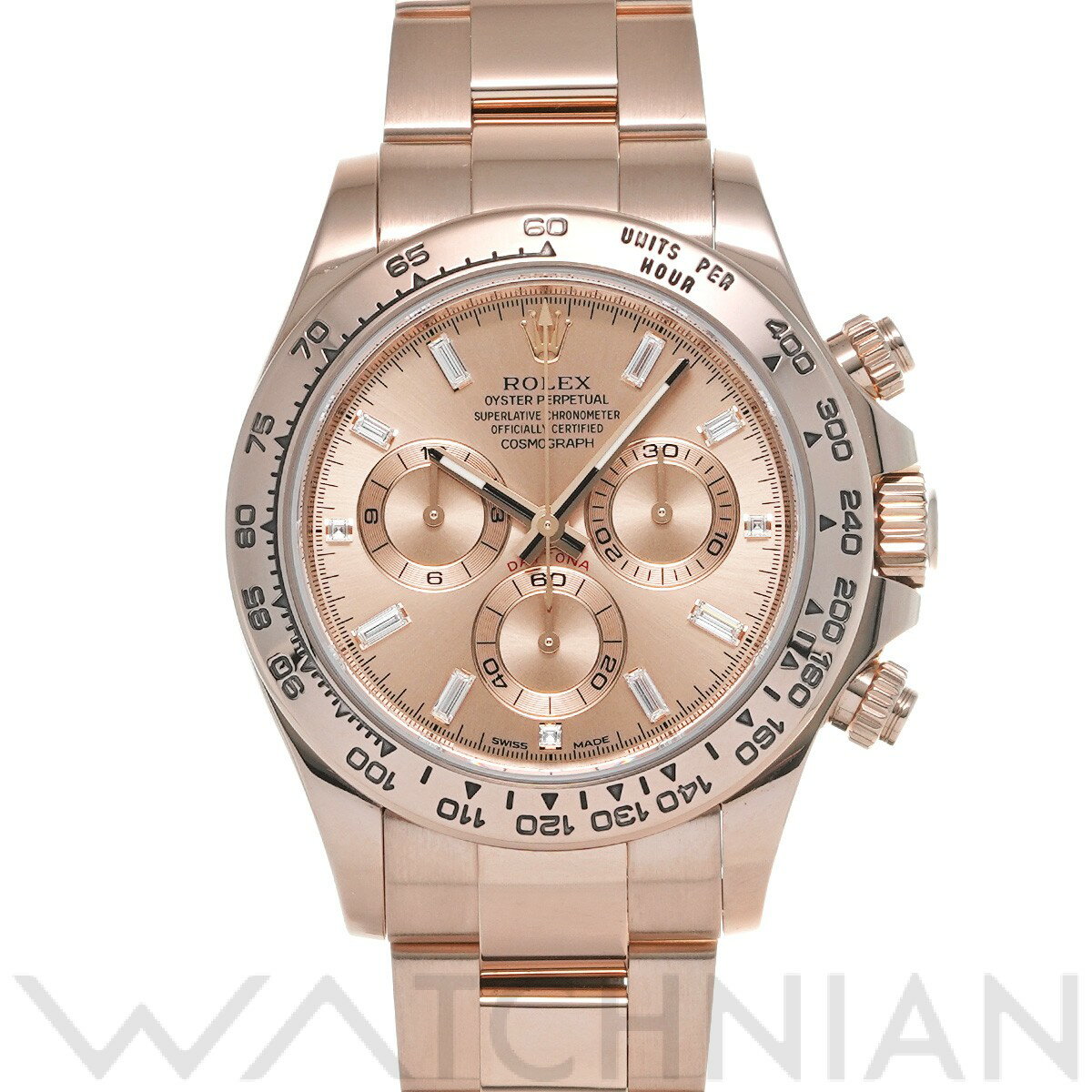 【中古】 ロレックス ROLEX コスモグラフ デイトナ 116505A ランダムシリアル ロゼカラー/ダイヤモンド メンズ 腕時計