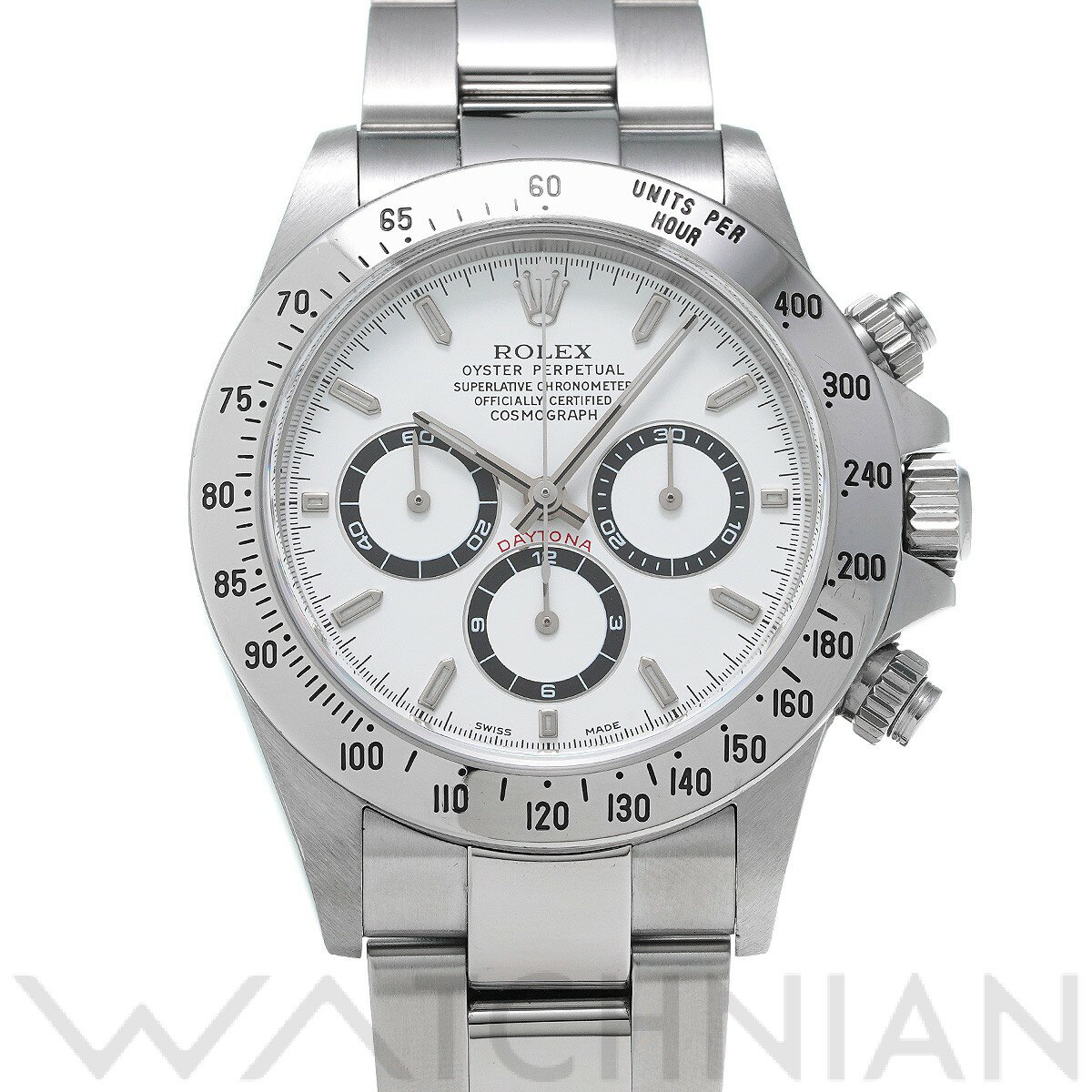 【中古】 ロレックス ROLEX コスモグラフ デイトナ 16520 A番(1999年頃製造) ホワイト メンズ 腕時計