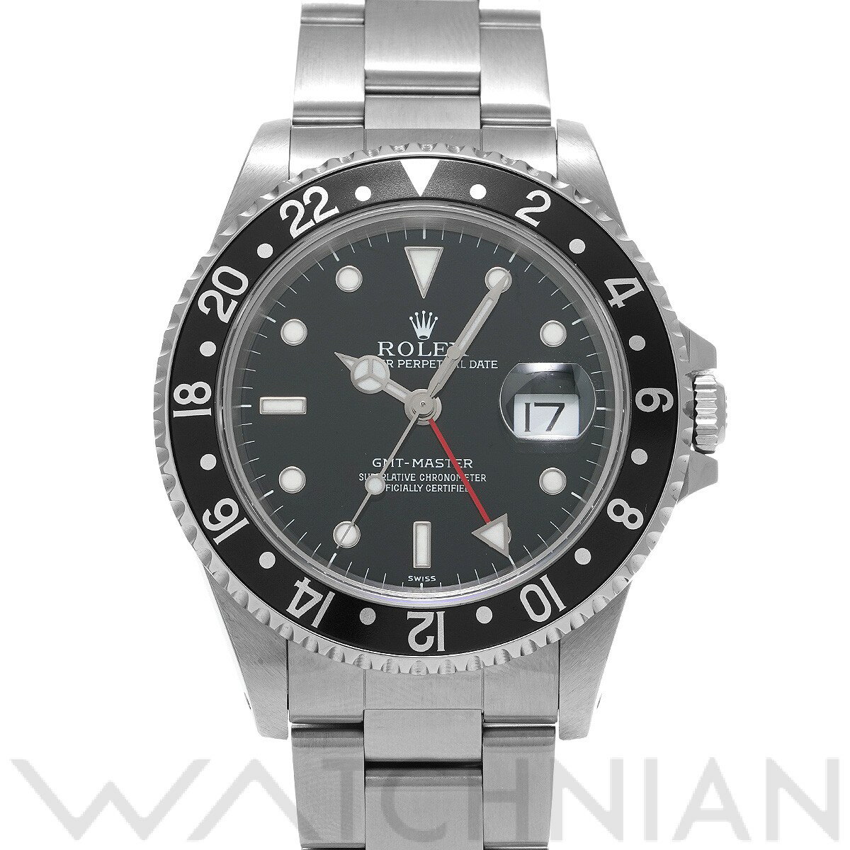 【4種選べるクーポン＆P2倍 5/25】【ローン60回払い無金利】【中古】 ロレックス ROLEX GMTマスター 16700 A番(1999年頃製造) ブラック メンズ 腕時計 ロレックス 時計 高級腕時計 ブランド