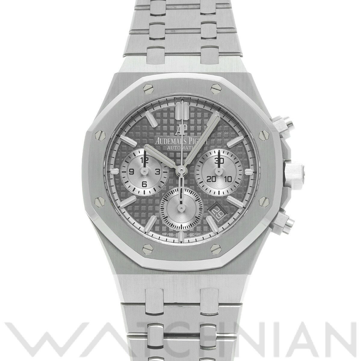 【中古】 オーデマ ピゲ AUDEMARS PIGUET ロイヤルオーク クロノグラフ 26315ST.OO.1256ST.02 グレー/ロジウム ユニセックス 腕時計