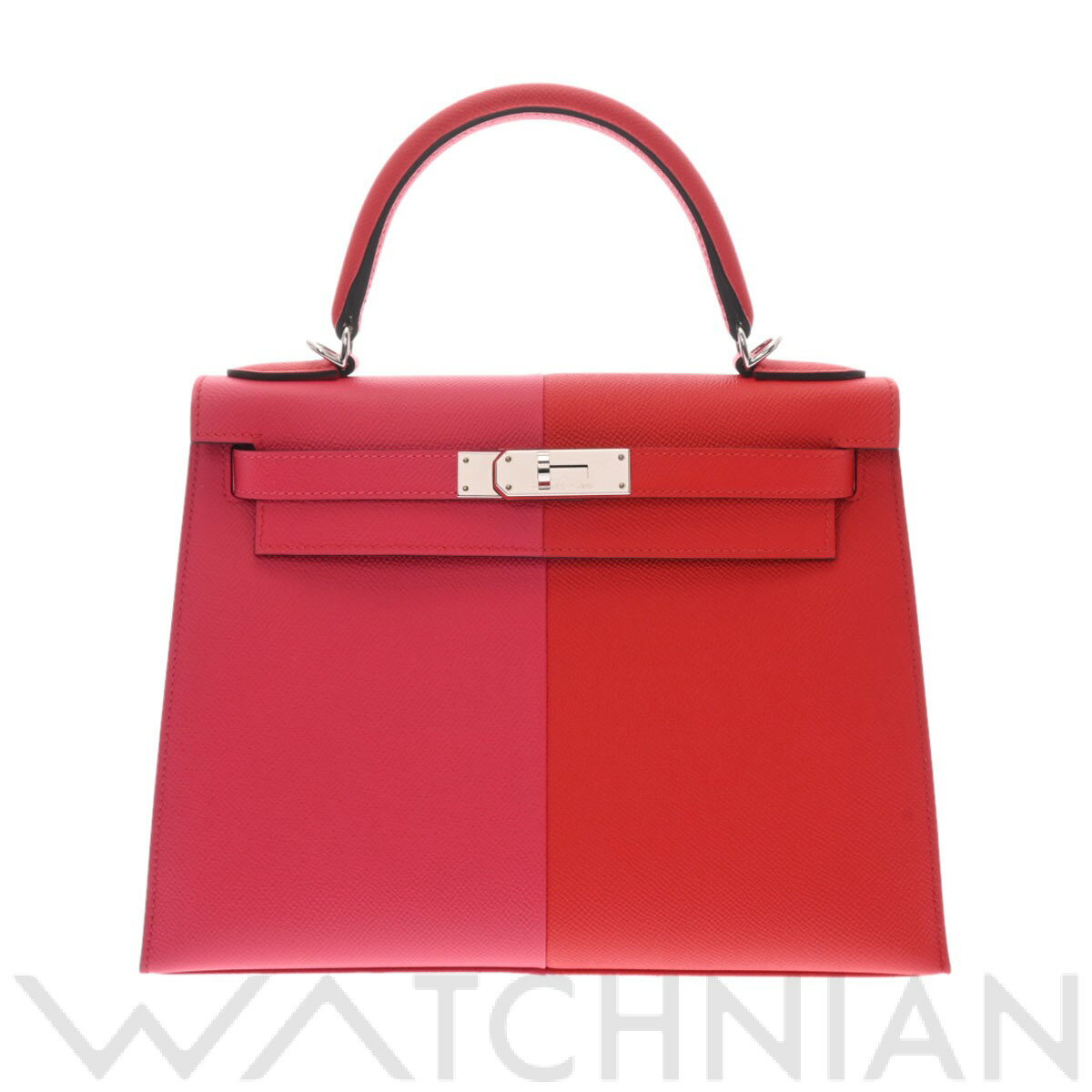【ローン60回払い無金利】【未使用】 エルメス HERMES ケリー 28 外縫い カザック ローズエクストリーム/ルージュクー/ブルーザンジバル/パラジウム金具 ヴォーエプソン レディース ハンドバッグのサムネイル