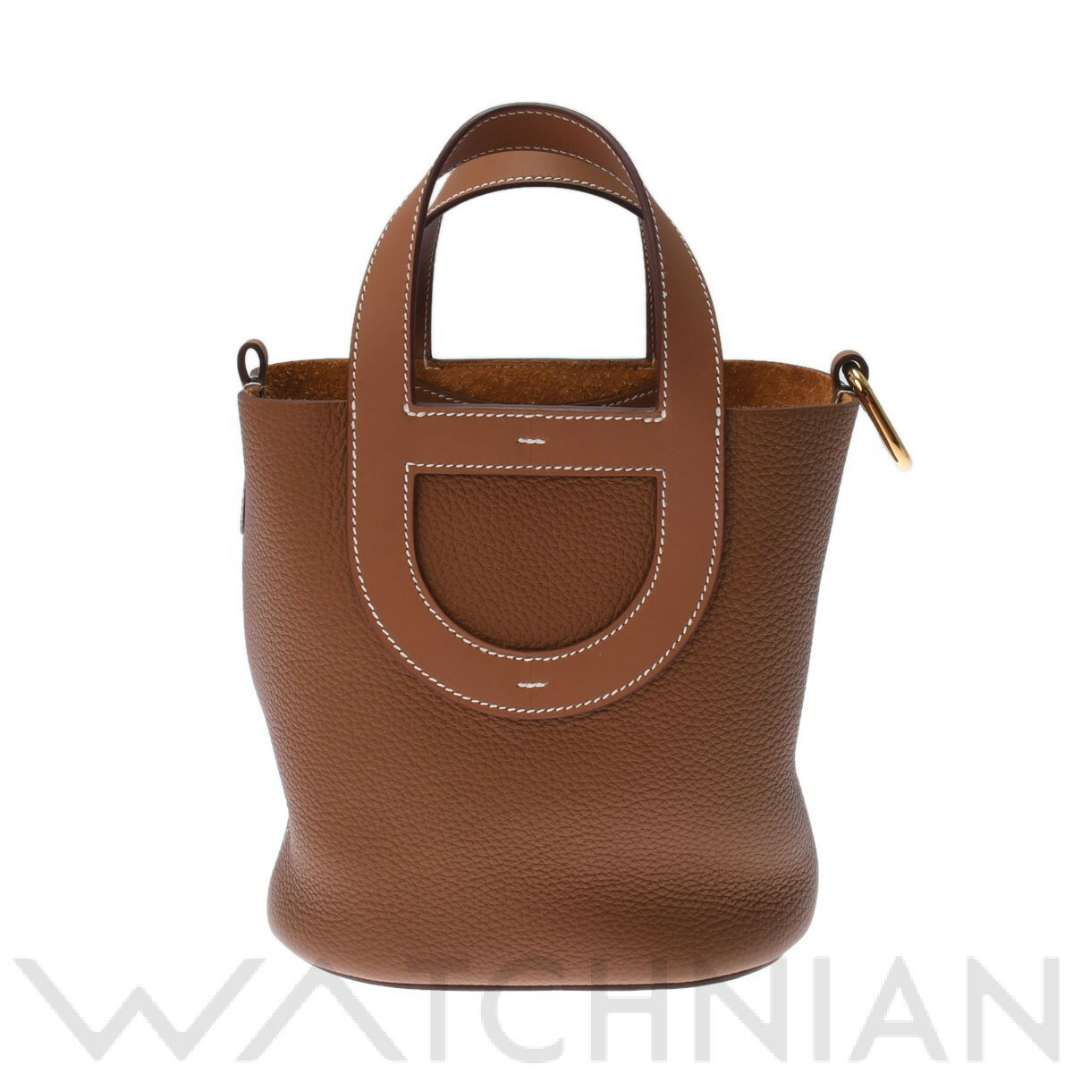 【新品】 エルメス HERMES インザループ 18 ゴールド/ゴールド金具 トリヨンクレマンス/ヴォースイフト レディース ハンドバッグのサムネイル