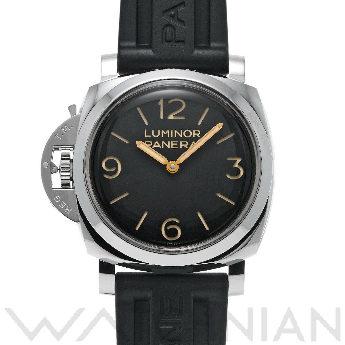 5٤륯ݥ&P2 6/1ۡڥ60ʧ̵ۡš ѥͥ饤 PANERAI ߥΡ 1950 3ǥ å㥤 եȥϥ PAM00557 R(2015ǯ¤) ֥å  ӻ