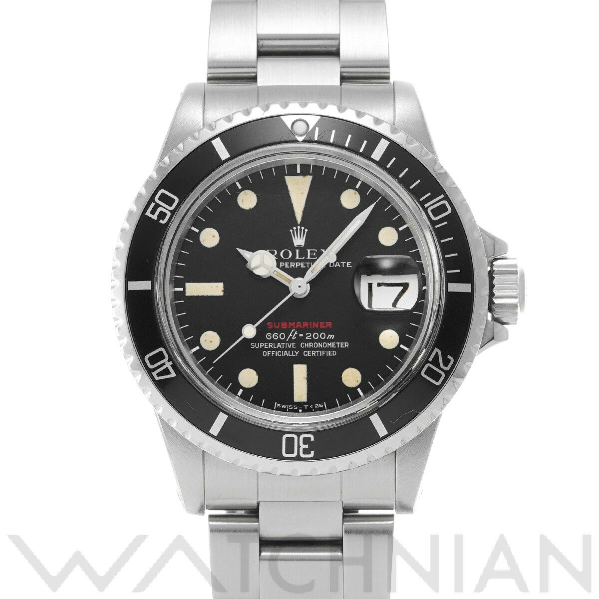 【5種選べるクーポン】【ローン60回払い無金利】【中古】 ロレックス ROLEX サブマリーナ デイト 1680 29番台(1972年頃製造) ブラック メンズ 腕時計