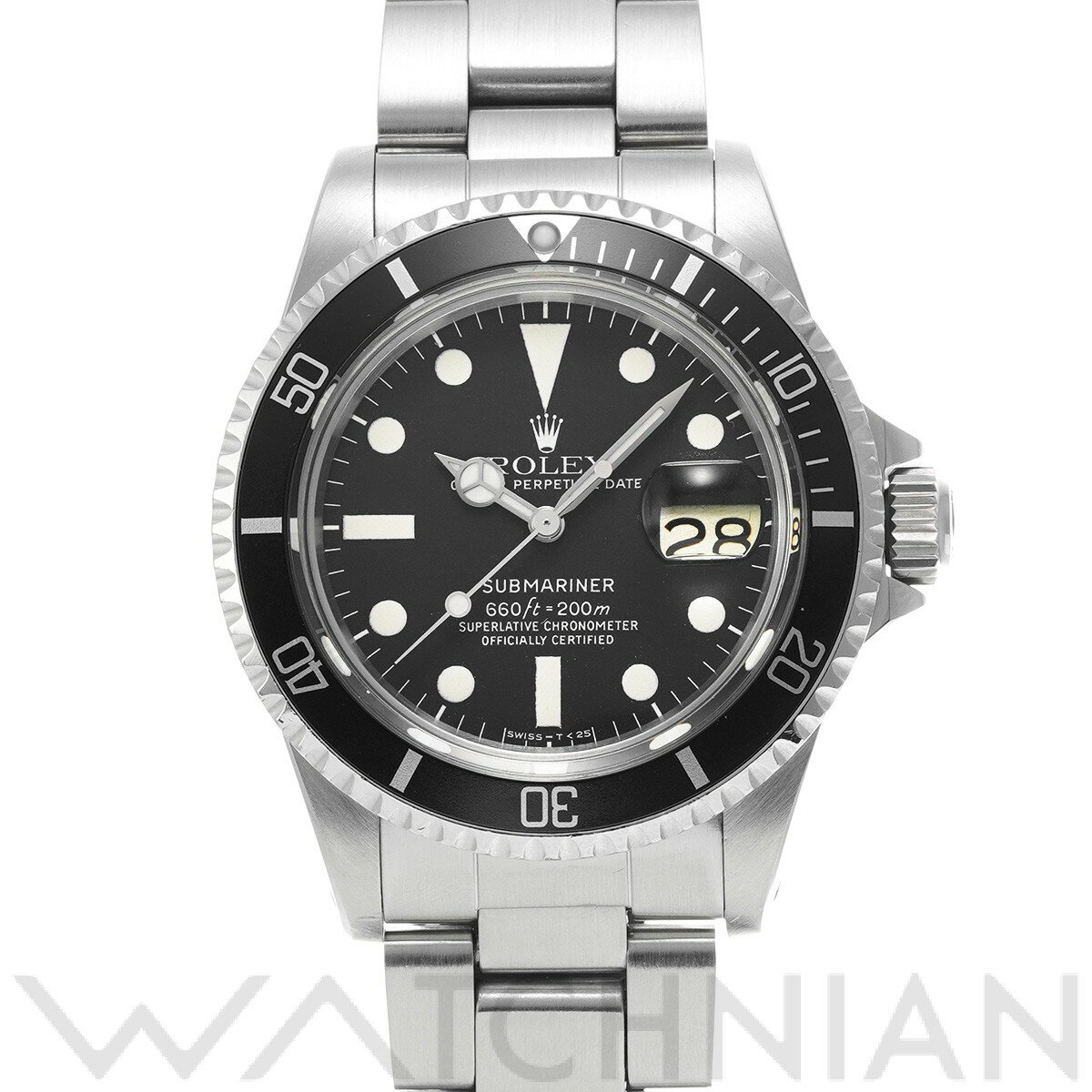【中古】 ロレックス ROLEX サブマリーナ デイト 1680 61番台(1979年頃製造) ブラック メンズ 腕時計