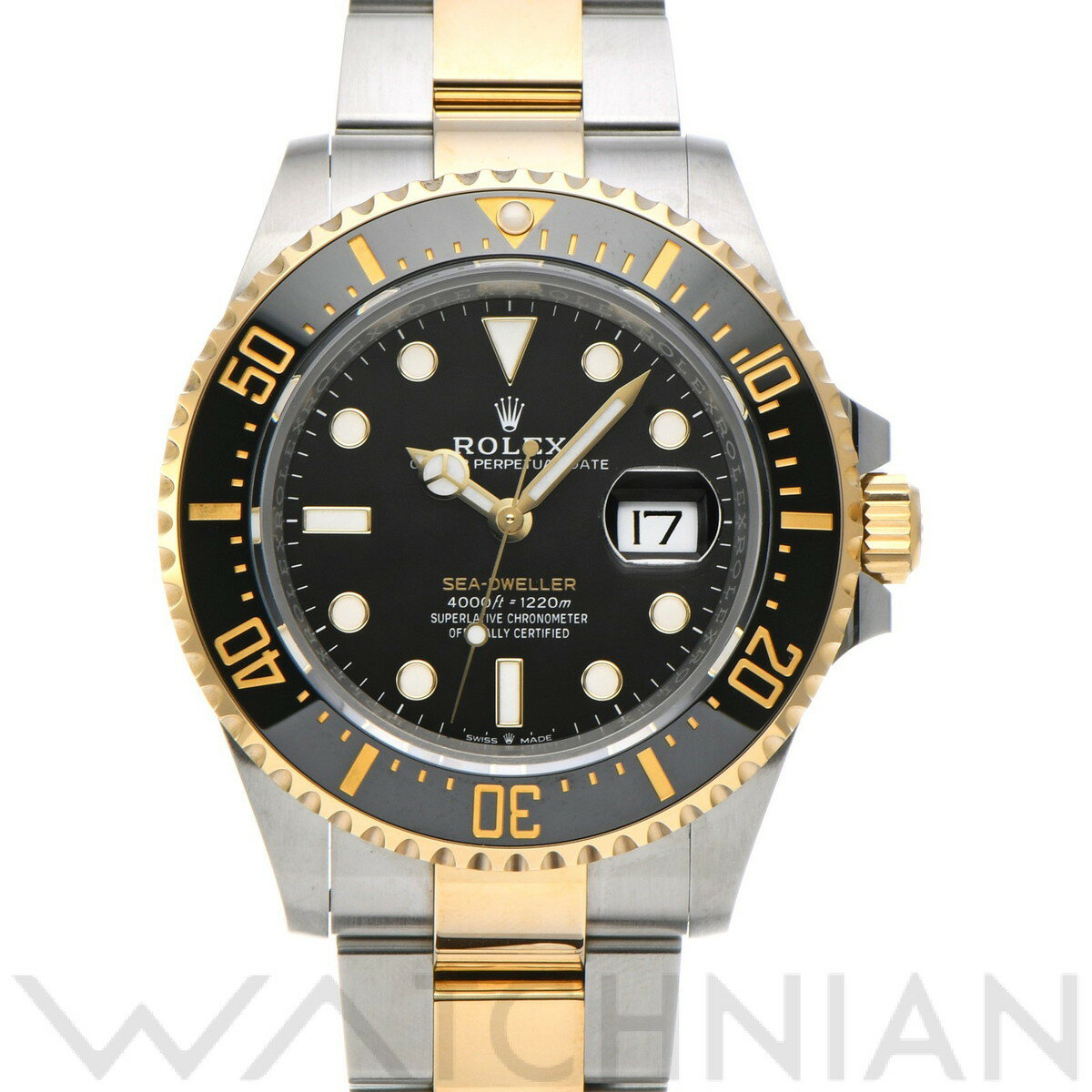 【全品ポイント2倍 5/30】【中古】 ロレックス ROLEX シードゥエラー 126603 ランダムシリアル ブラック メンズ 腕時計