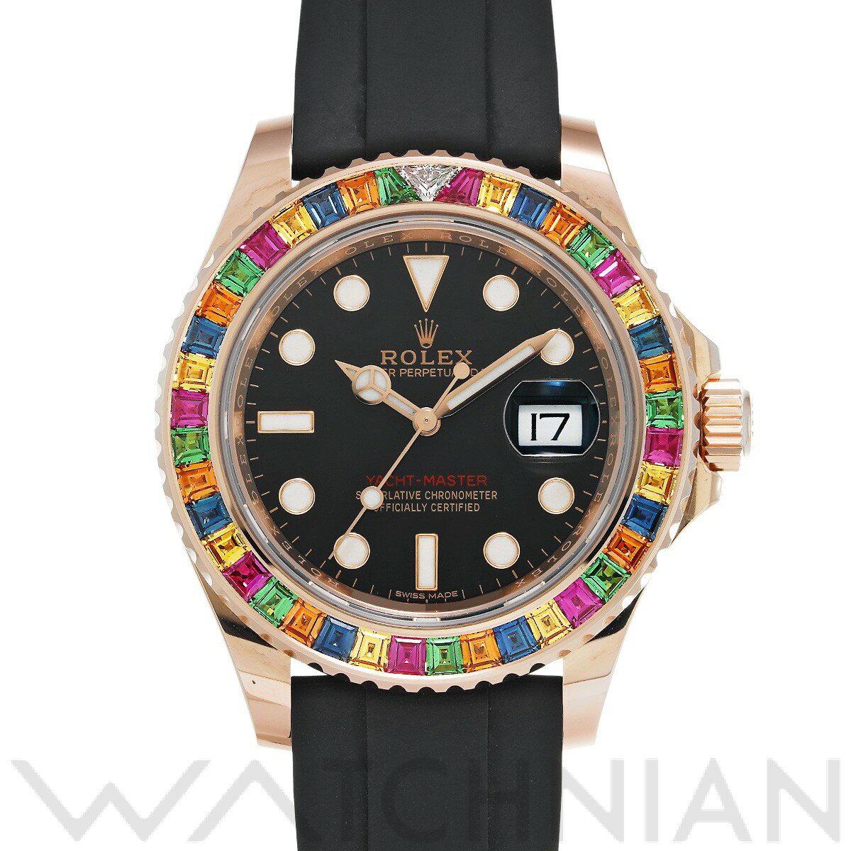 【全品ポイント2倍 5/30】【ローン60回払い無金利】【中古】 ロレックス ROLEX ヨットマスター 40 キャンディ 116695SATS ランダムシリアル ブラック メンズ 腕時計