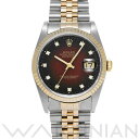 【中古】 ロレックス ROLEX デイトジャスト 16233G R番(1988年頃製造) チェリー・グラデーション/ダイヤモンド メンズ 腕時計