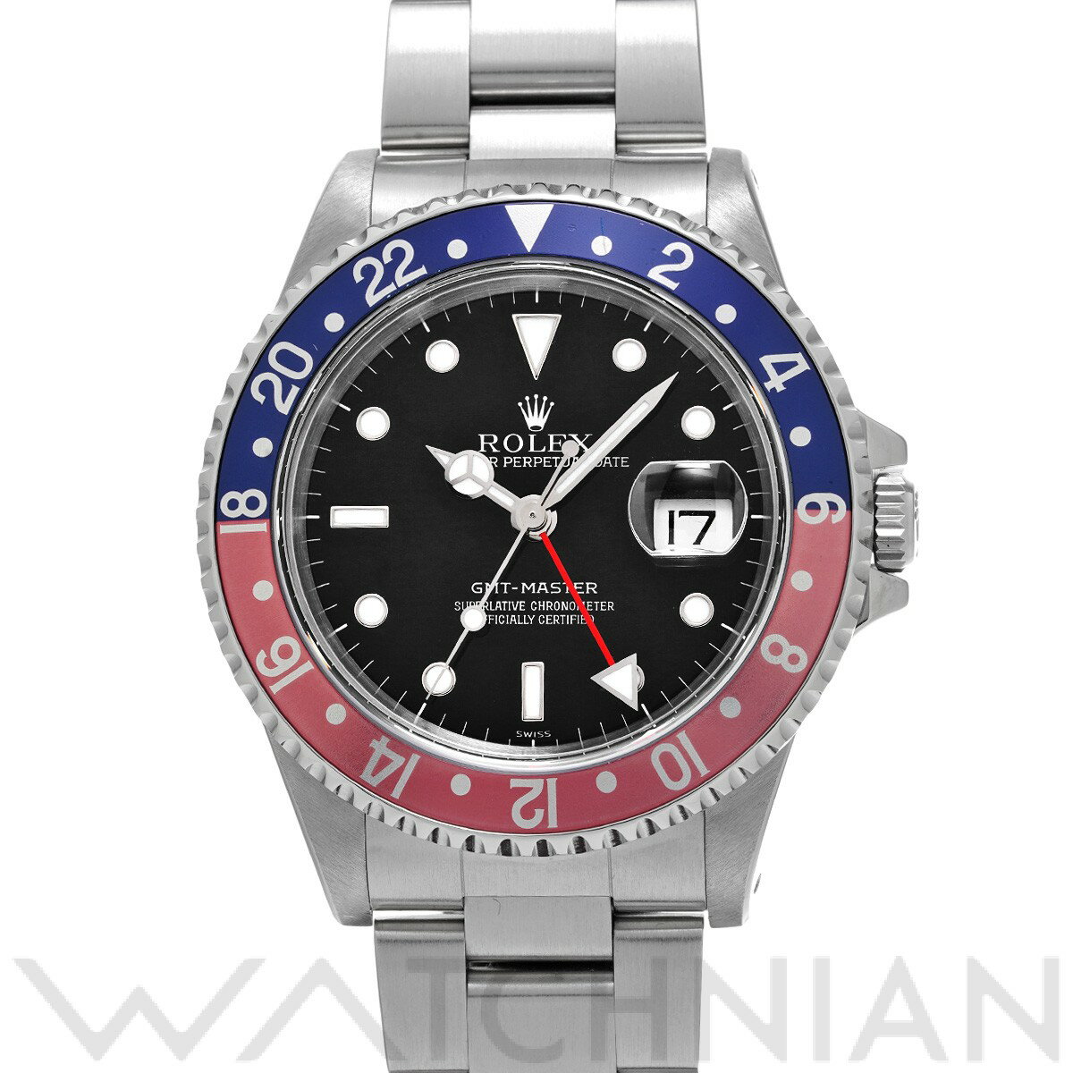 【4種選べるクーポン＆P2倍 5/25】【ローン60回払い無金利】【中古】 ロレックス ROLEX GMTマスター 16700 A番(1999年頃製造) ブラック メンズ 腕時計 ロレックス 時計 高級腕時計 ブランド