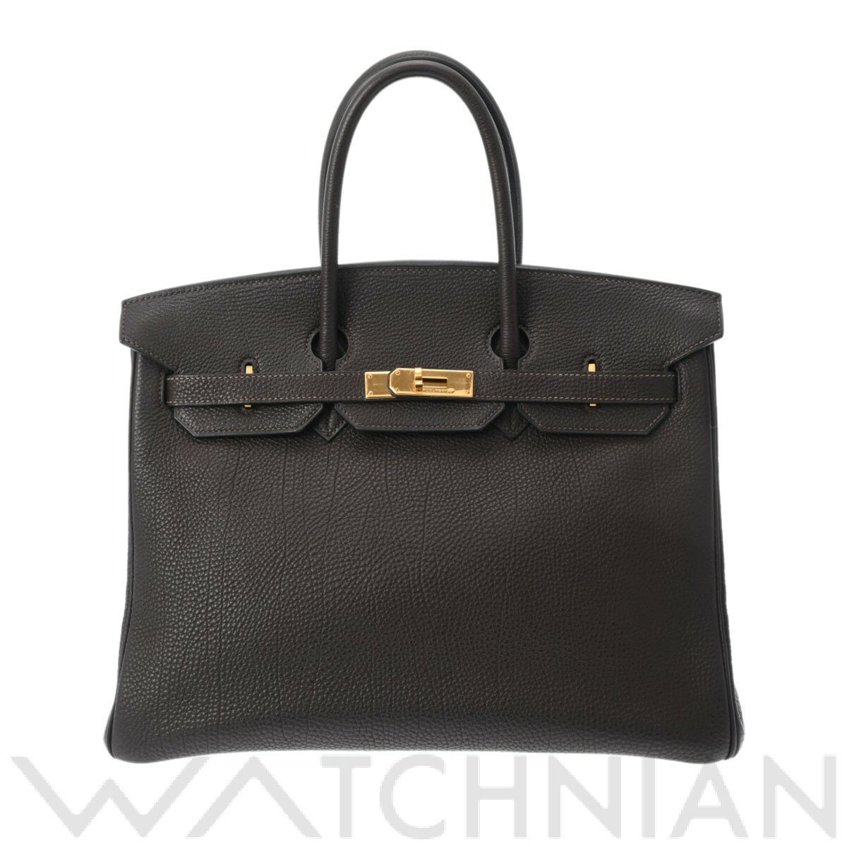 【中古】 エルメス HERMES バーキン 35 ショコラ/ゴールド金具 トゴ ユニセックス ハンドバッグのサムネイル