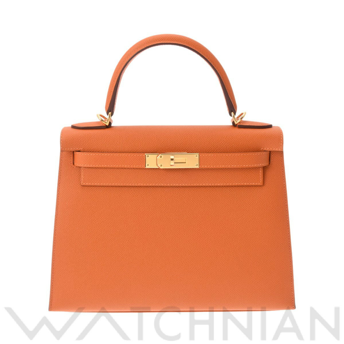 ケリー 【全品ポイント2倍 5/30】【ローン60回払い無金利】【新品】 エルメス HERMES ケリー28 外縫い フー/ゴールド金具 ヴォーエプソン レディース 2WAYバッグ