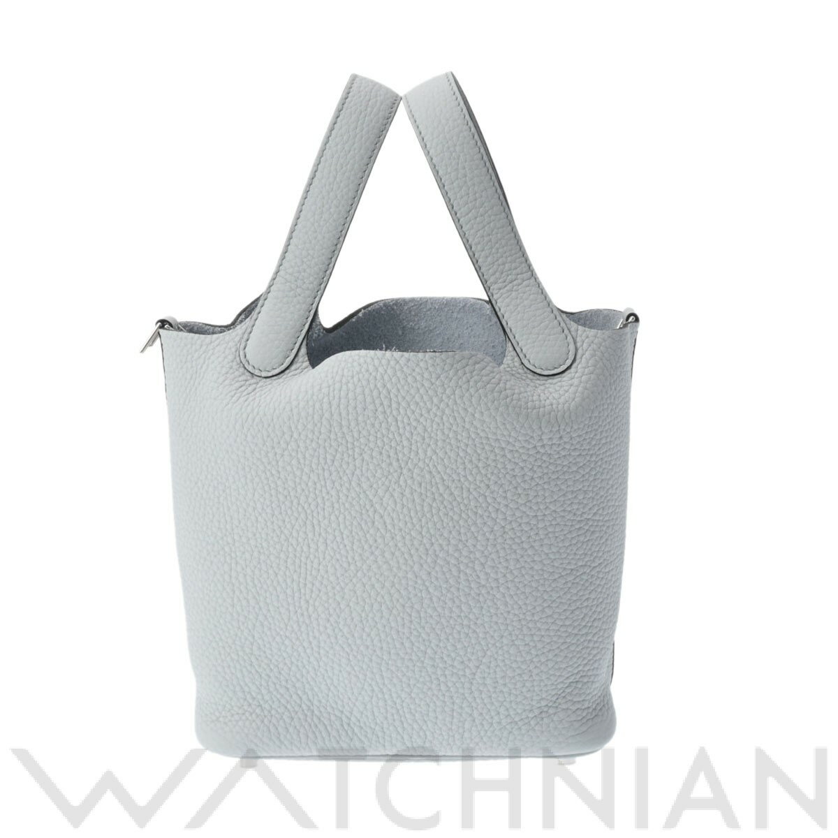 【未使用】 エルメス HERMES ピコタン ロック PM ブルーペール/パラジウム金具 トリヨンクレマンス レディース ハンドバッグのサムネイル