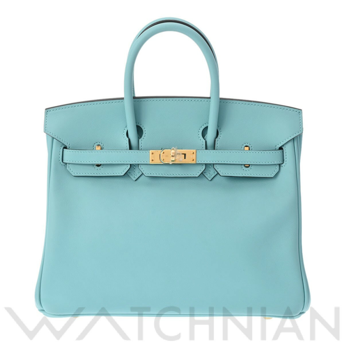 【4種選べるクーポン＆P2倍 4/4,5】【ローン60回払い無金利】【中古】 エルメス HERMES バーキン 25 ブルーアトール/ゴールド金具 ヴォースイフト レディース ハンドバッグのサムネイル