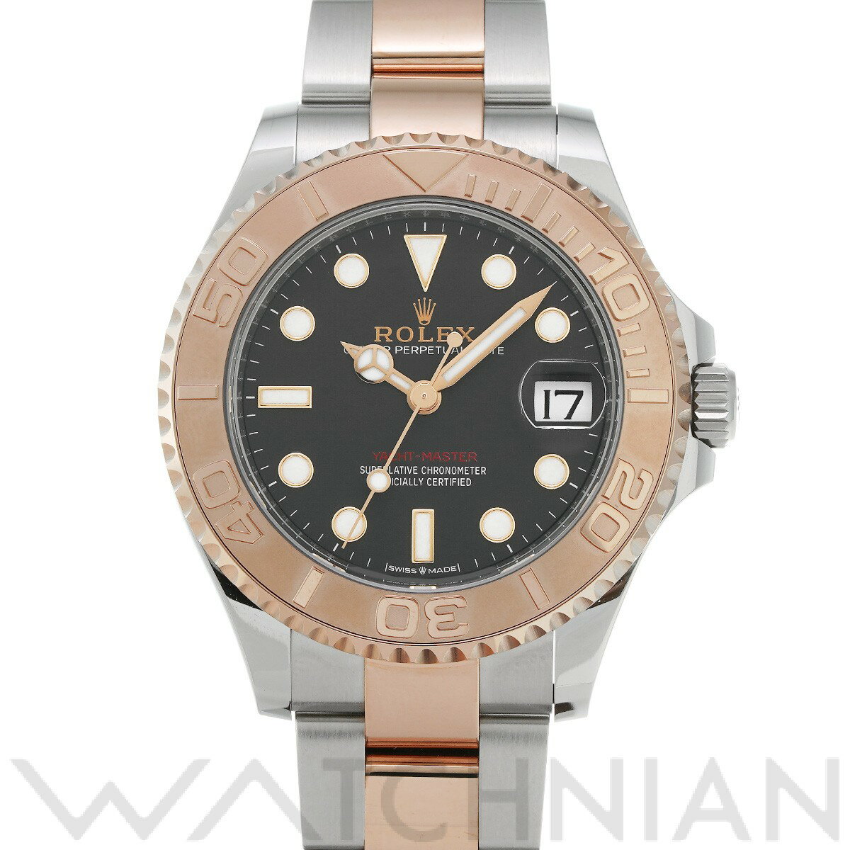 【4種選べるクーポン＆P2倍 5/15】【ローン60回払い無金利】【中古】 ロレックス ROLEX ヨットマスター 37 268621 ランダムシリアル インテンスブラック ユニセックス 腕時計