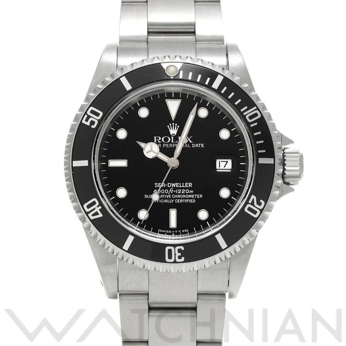 【4種選べるクーポン＆P2倍 5/15】【ローン60回払い無金利】【中古】 ロレックス ROLEX シードゥエラー 16600 T番(1996年頃製造) ブラック メンズ 腕時計 ロレックス 時計 高級腕時計 ブランド