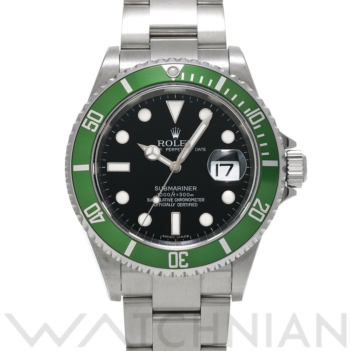 【全品ポイント2倍 5/30】【ローン60回払い無金利】【中古】 ロレックス ROLEX サブマリーナ デイト 16610LV Z番(2006年頃製造) ブラック メンズ 腕時計