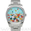 【3種選べるクーポン&P2倍~12/1】 【ローン60回払い無金利】【中古】 ロレックス ROLEX オイスターパーペチュアル 41 124300 ランダムシリアル ターコイズブルー セレブレーションモチーフ メンズ 腕時計 3,829,540円