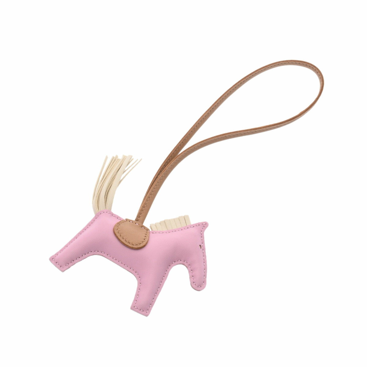 【ローン48回払い無金利】【未使用】 エルメス HERMES ロデオ PM モーヴシルベストル/チャイ/クレ アニョーミロ ユニセックス バッグチャーム