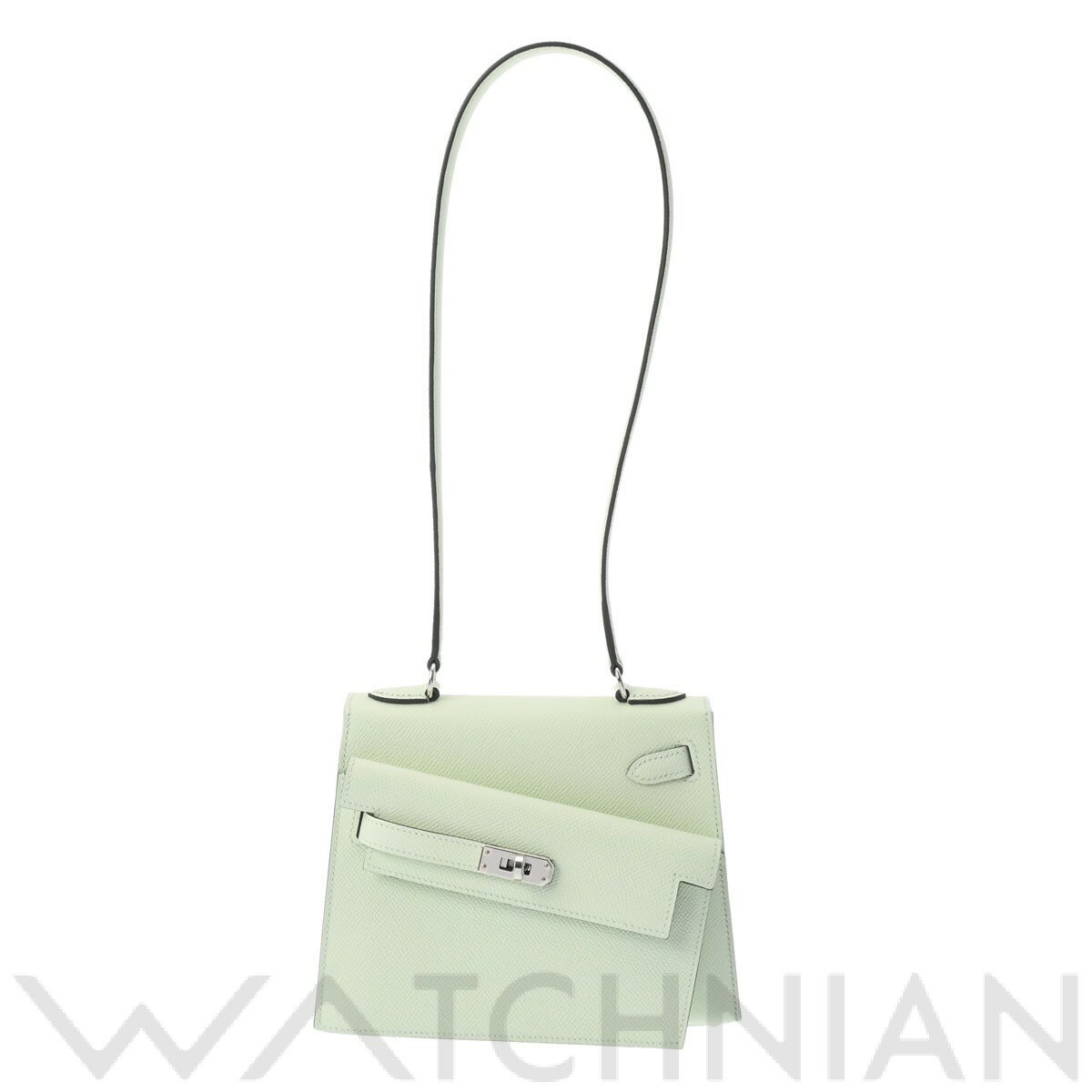 【3種選べるクーポン＆P2倍 1/10】【ローン60回払い無金利】【未使用】 エルメス HERMES ミニケリー セリエ 無秩序 ヴェールフィズ/パラジウム金具 ヴォーエプソン レディース ショルダーバッグのサムネイル