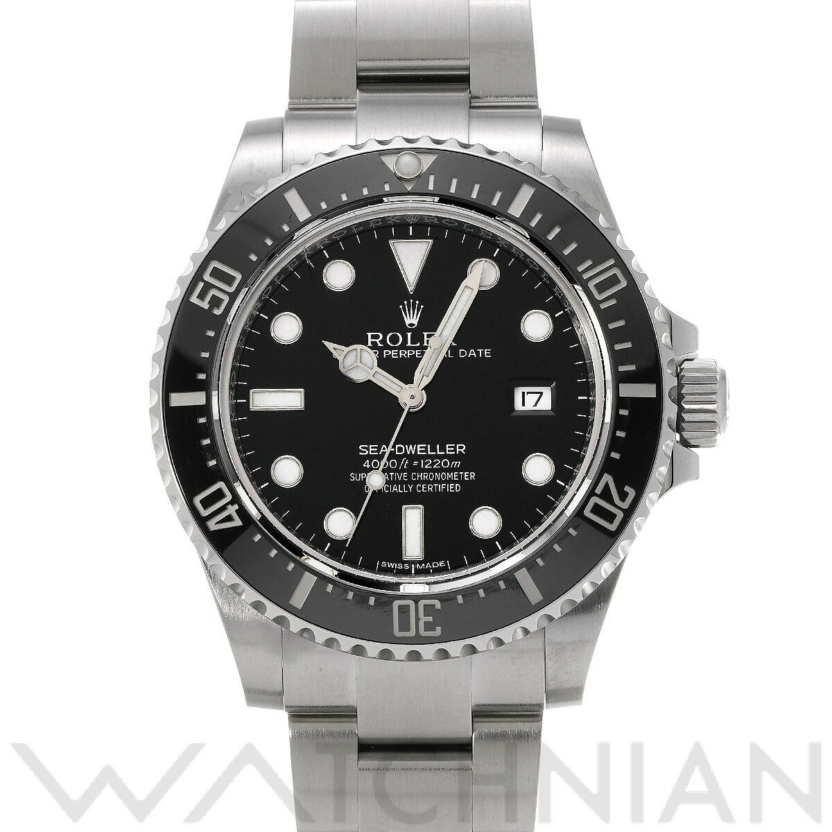 【4種選べるクーポン＆P2倍 5/20】【ローン60回払い無金利】【中古】 ロレックス ROLEX シードゥエラー 4000 116600 ランダムシリアル ブラック メンズ 腕時計