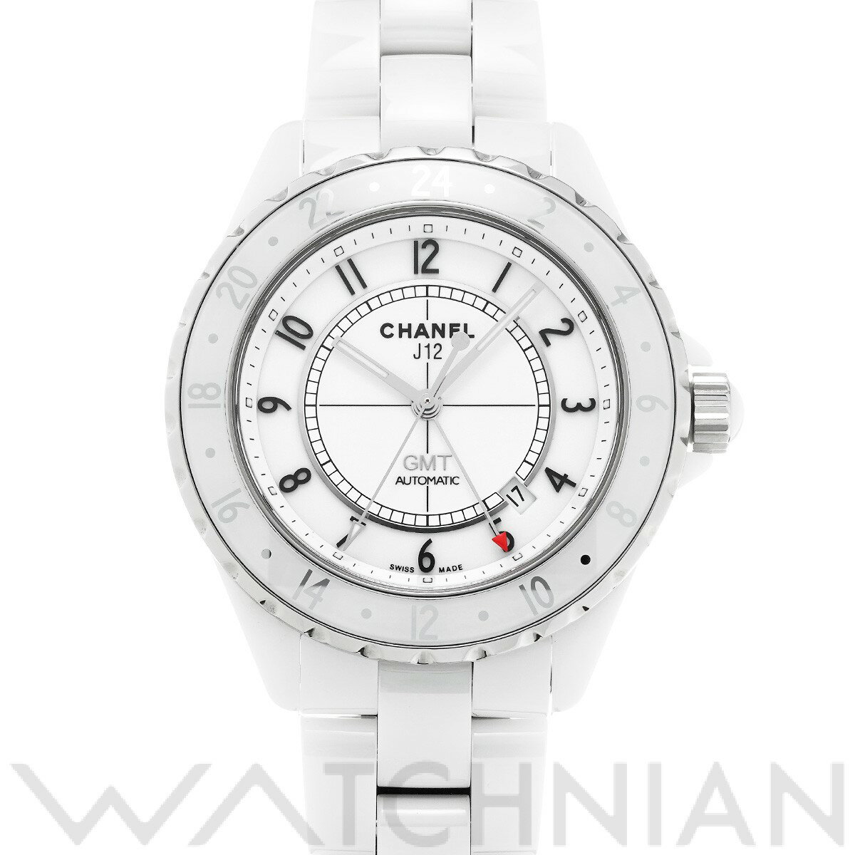 【ローン60回払い無金利】【中古】 シャネル CHANEL J12 GMT 42MM H2126 ホ ...