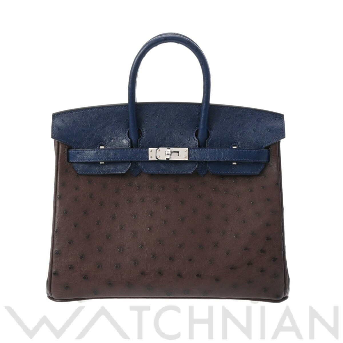 【ローン60回払い無金利】【未使用】 エルメス HERMES バーキン 25 セリエ ブルーアイリス/ルージュセリエ/パラジウム金具 オーストリッチ レディース ハンドバッグのサムネイル