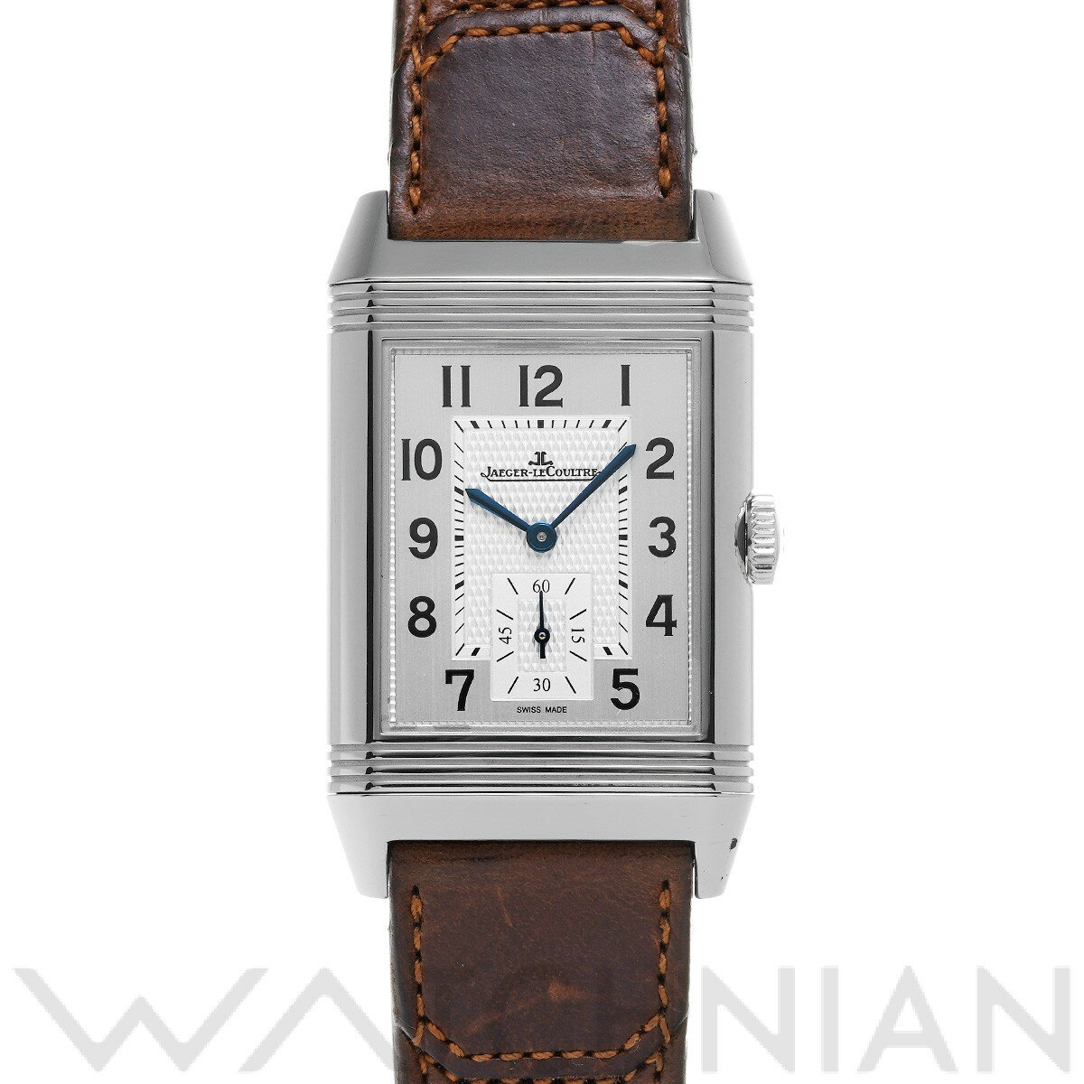 【ローン60回払い無金利】【中古】 ジャガー ルクルト Jaeger-LeCoultre レベルソ クラシック ラージ デュオ スモールセコンド Q3848422 シルバーグレー/ブラック メンズ 腕時計のサムネイル