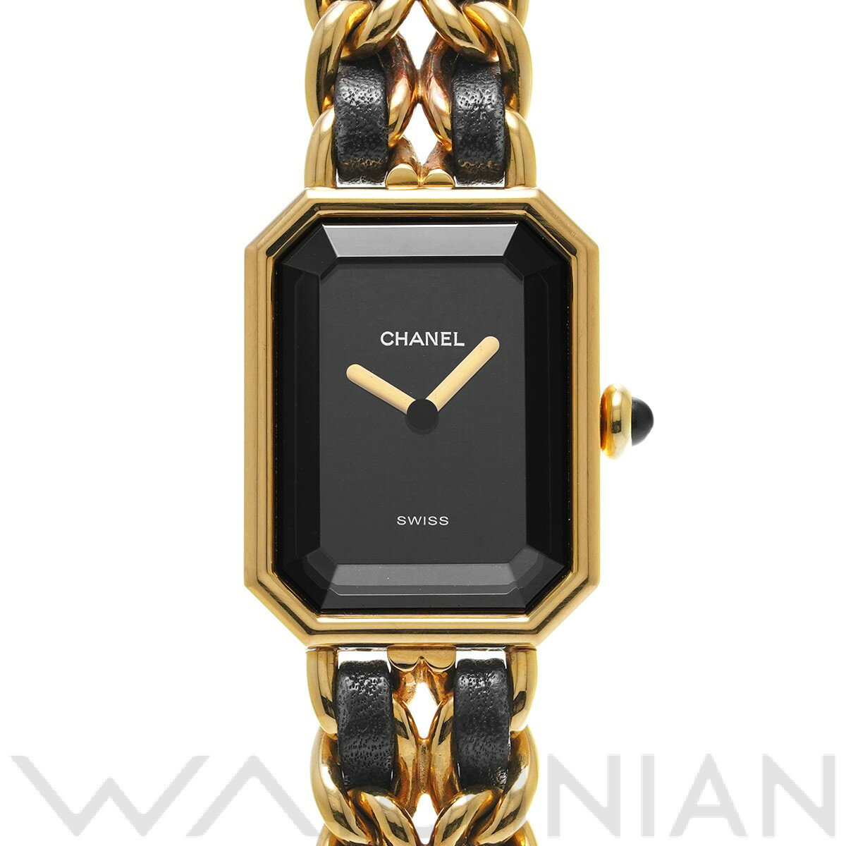 【12/1 最大2万円クーポン&P2倍】シャネル CHANEL プルミエール L H0001 ブラック レディース 腕時計 シャネル 時計 高級腕時計 ブランド 【ローン60回払い無金利】【中古】 その1