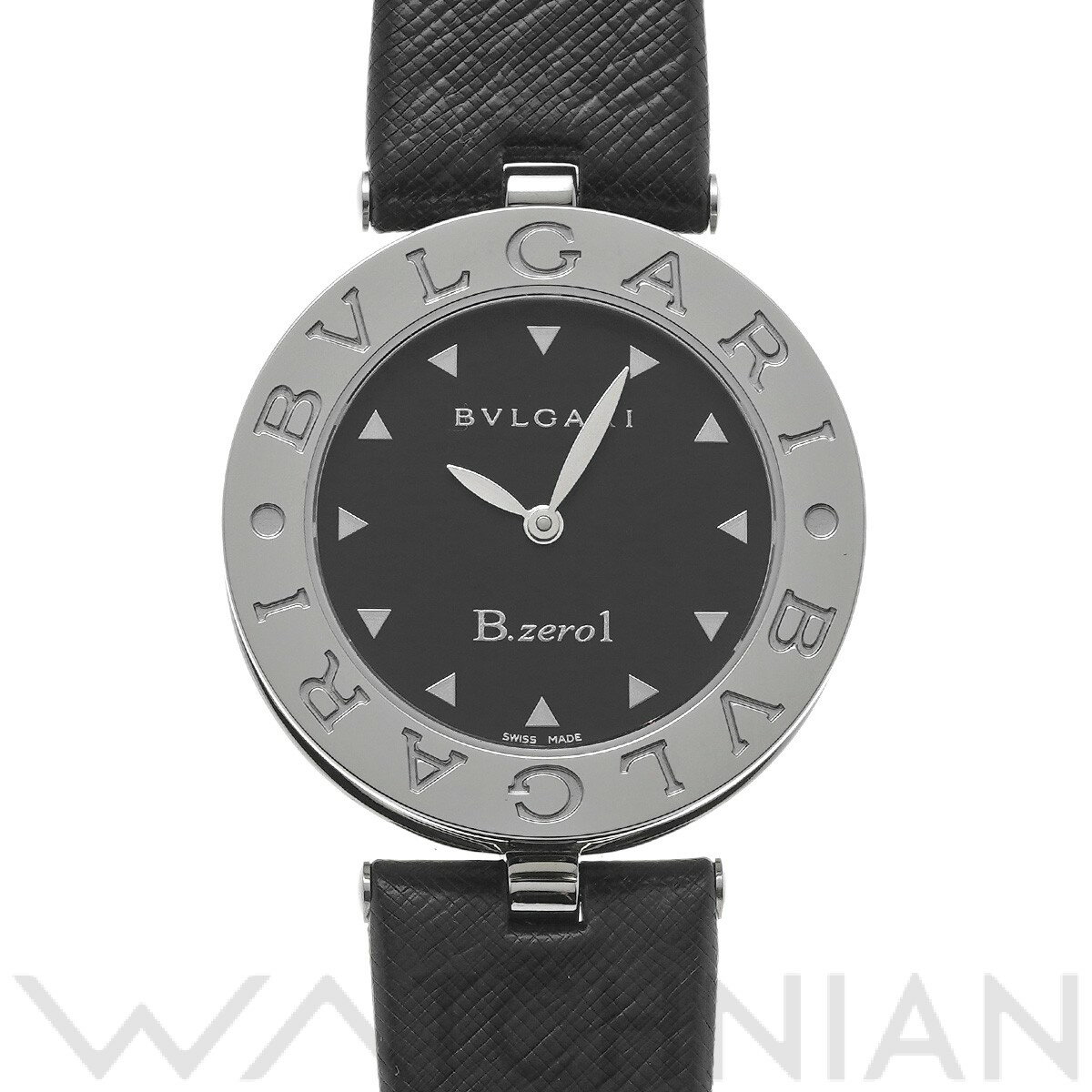 【ローン60回払い無金利】【中古】 ブルガリ BVLGARI ビーゼロワン BZ30BSL ブラック ...