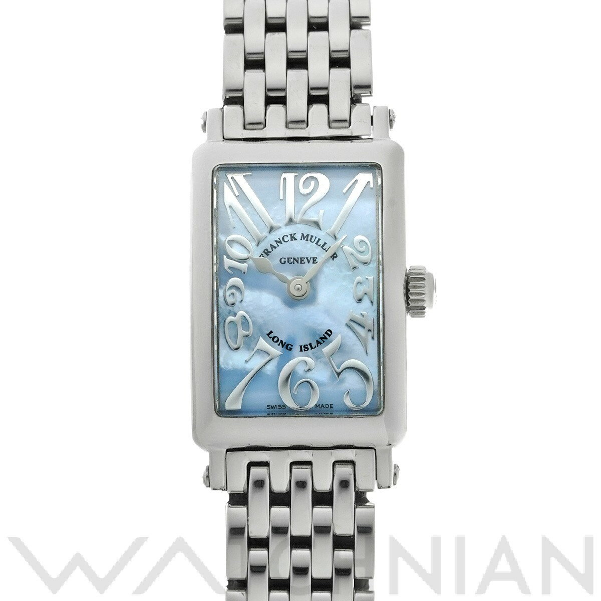 【4種選べるクーポン＆P2倍 5/15】【ローン60回払い無金利】【中古】 フランクミュラー FRANCK MULLER ロングアイランド プティ マザーオブパール 802QZRELMOP ブルーシェル レディース 腕時計 フランクミュラー 時計 高級腕時計 ブランド